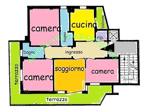 Appartamento con terrazzo, Firenze coverciano