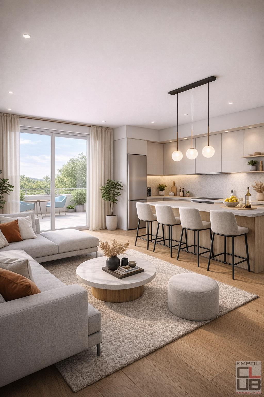 Trilocale con giardino a San Miniato