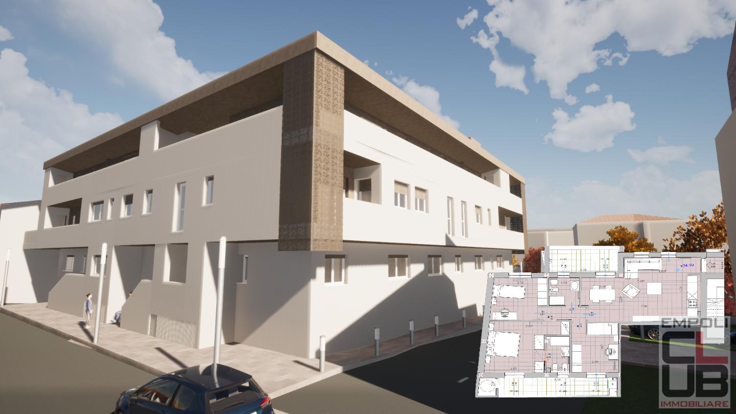 Quadrilocale con terrazzi, Capraia e Limite limite