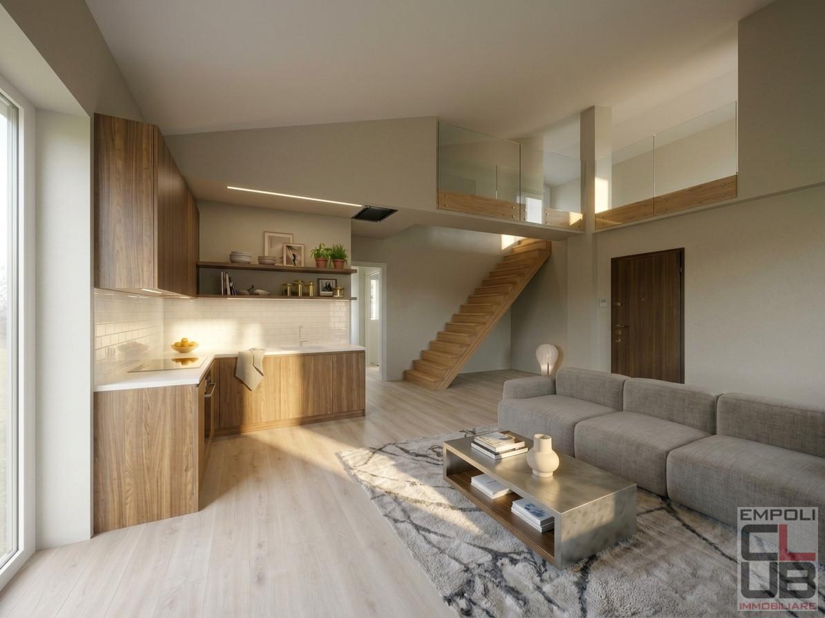 Attico con terrazzi a Capraia e Limite