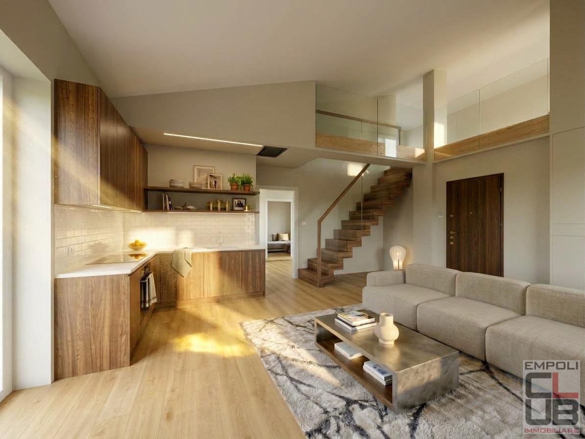 Attico con terrazzi a Capraia e Limite
