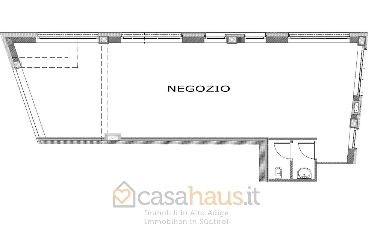 Negozio nuovo in keiserau, Bolzano