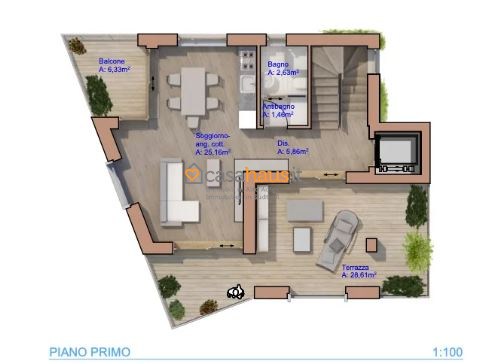 Villa con terrazzo a Laives