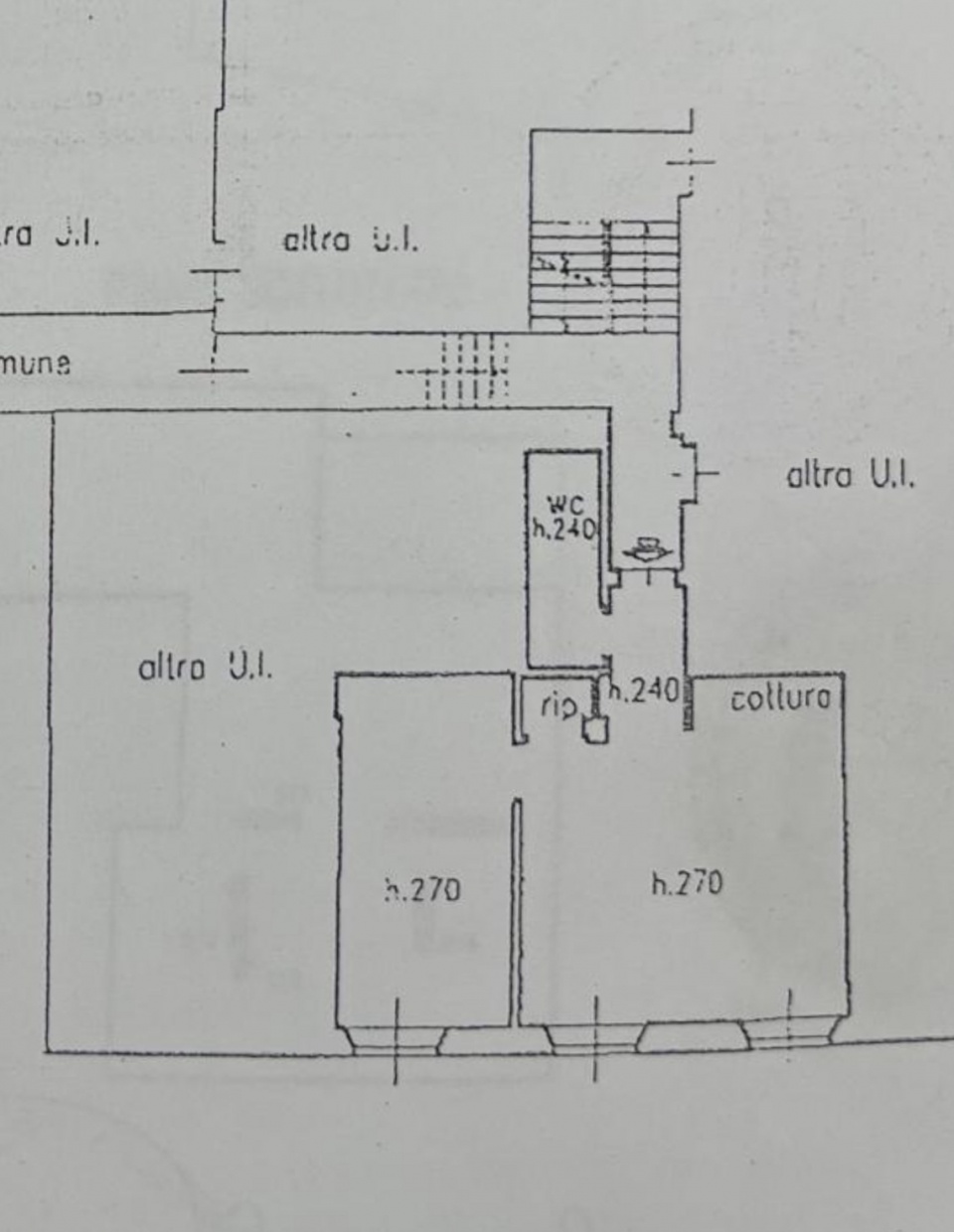 Bilocale con giardino in via san filippo, Signa