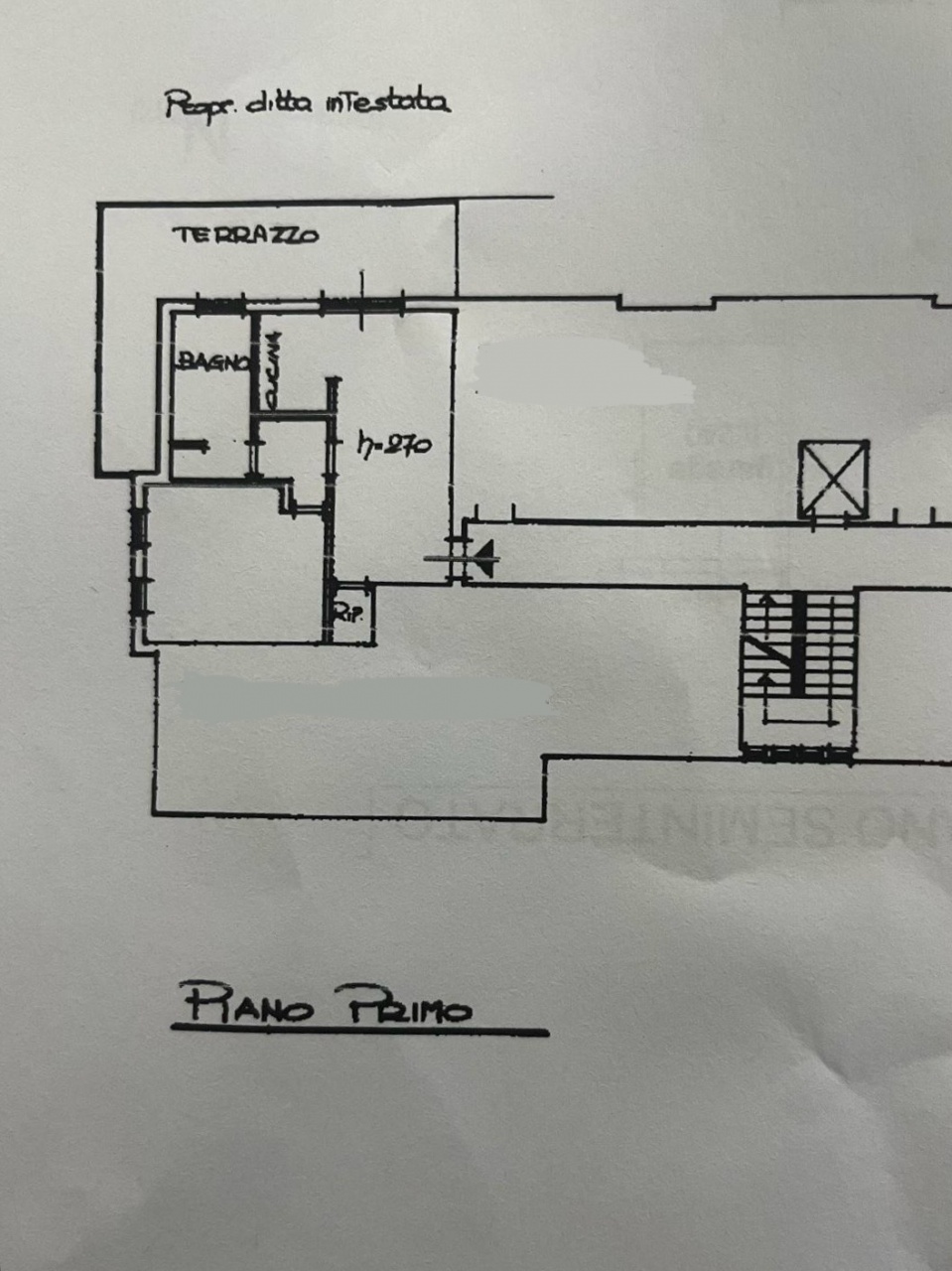 Bilocale con terrazzo a Signa