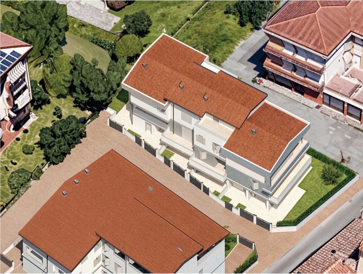 Villa con giardino in via della croce, Signa