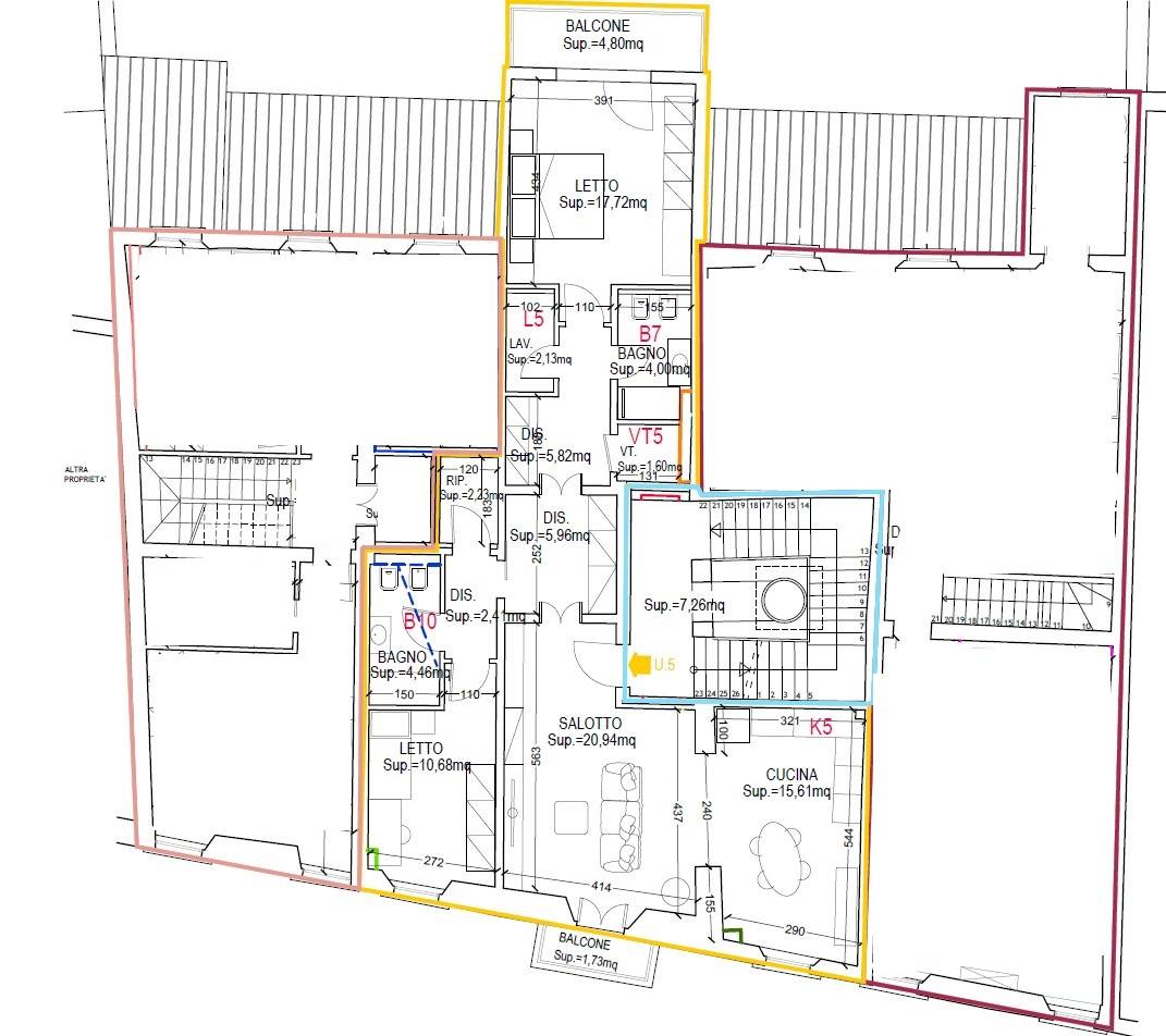 Appartamento in vendita a Ferrara, Centro storico