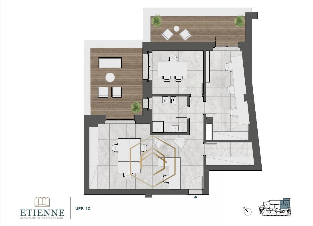 Ufficio in vendita a Ferrara, Centro storico