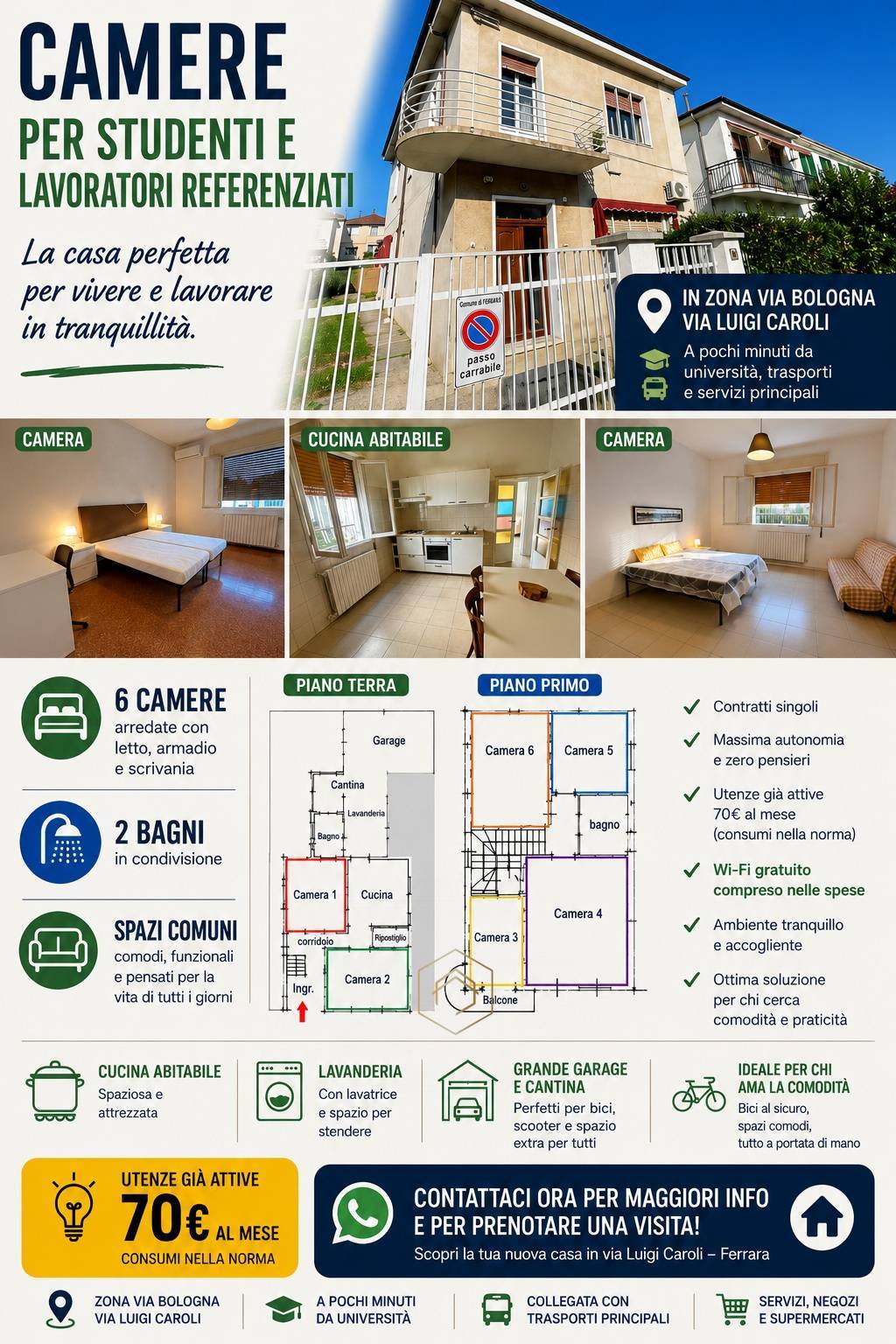 Casa / Villa / Villetta in affitto a Ferrara, Fuori Mura - Zona Sud