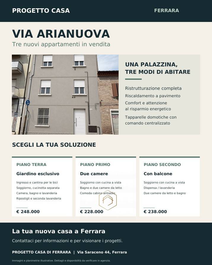 Appartamento in vendita a Ferrara