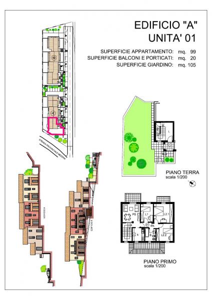 Villette a schiera in vendita a Cossignano