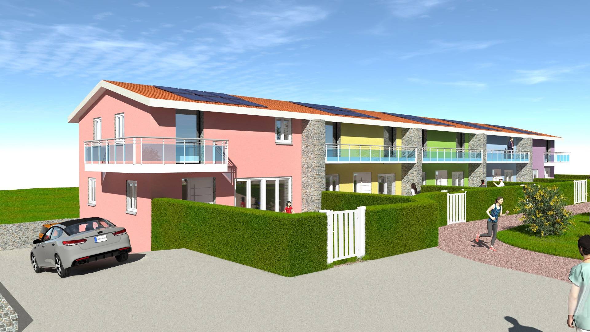 Villette a schiera in vendita a Monteprandone, Centobuchi