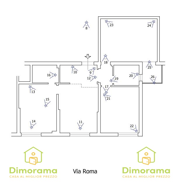 Bilocale in vendita in via roma 232, Signa