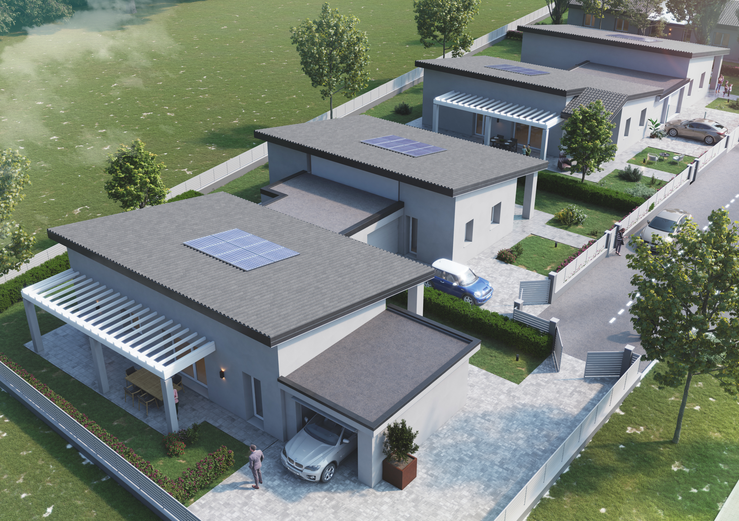 Villetta a schiera con giardino in via xxv maggio 1915, Galliera