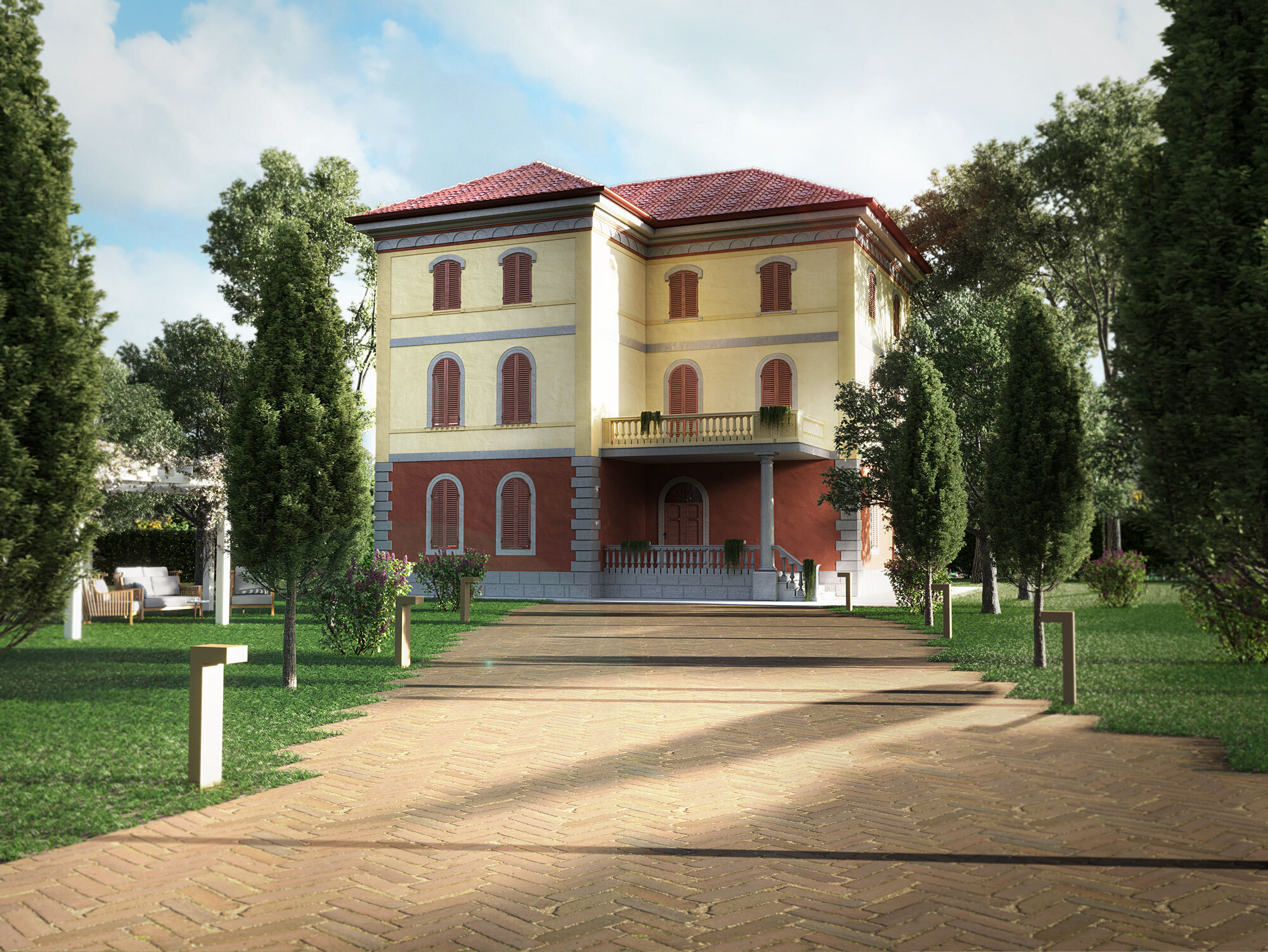 Villa con giardino in strada vignolese 1158, Modena