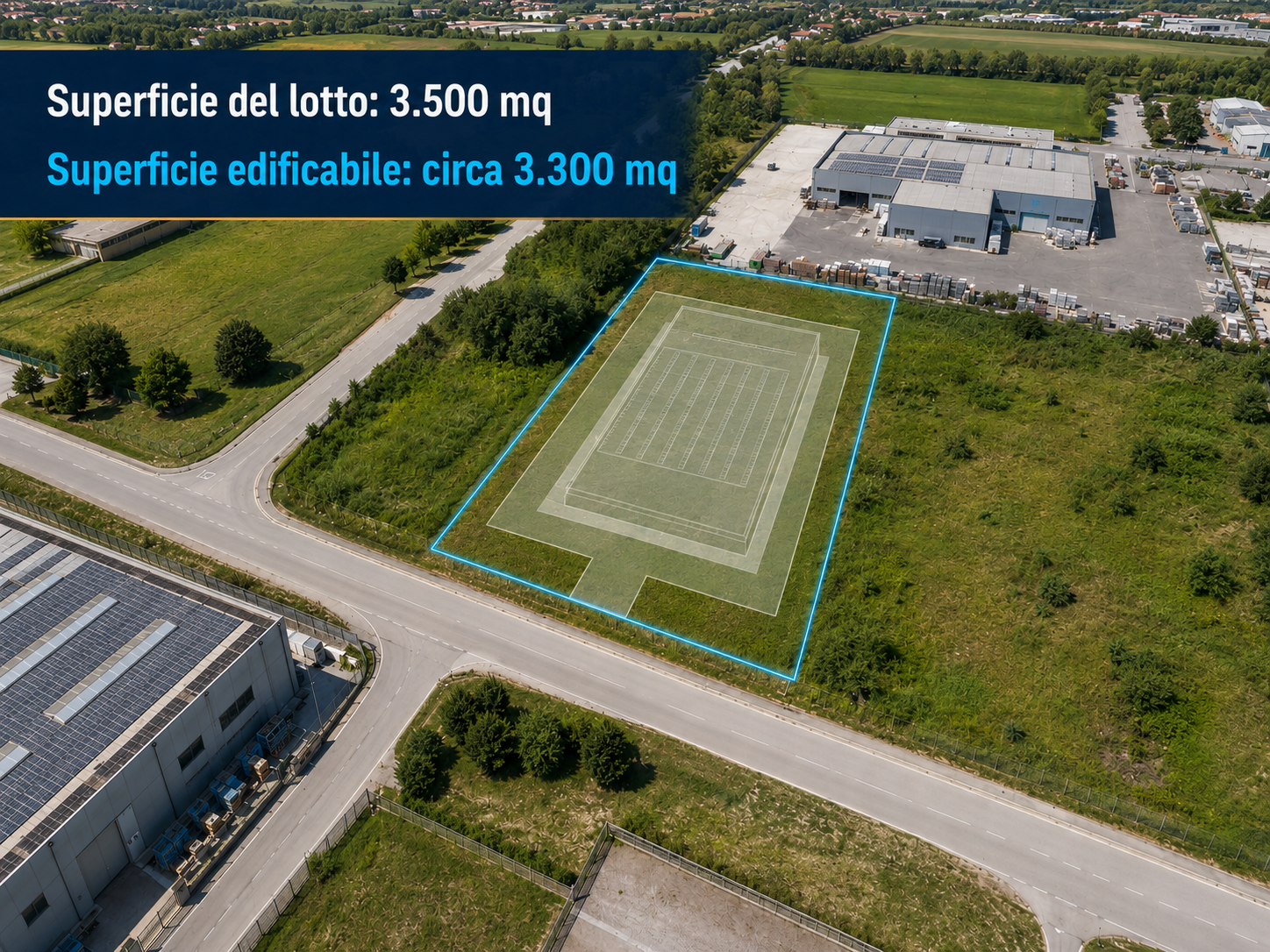 Terreno Industriale in vendita in via europa 2, Cento