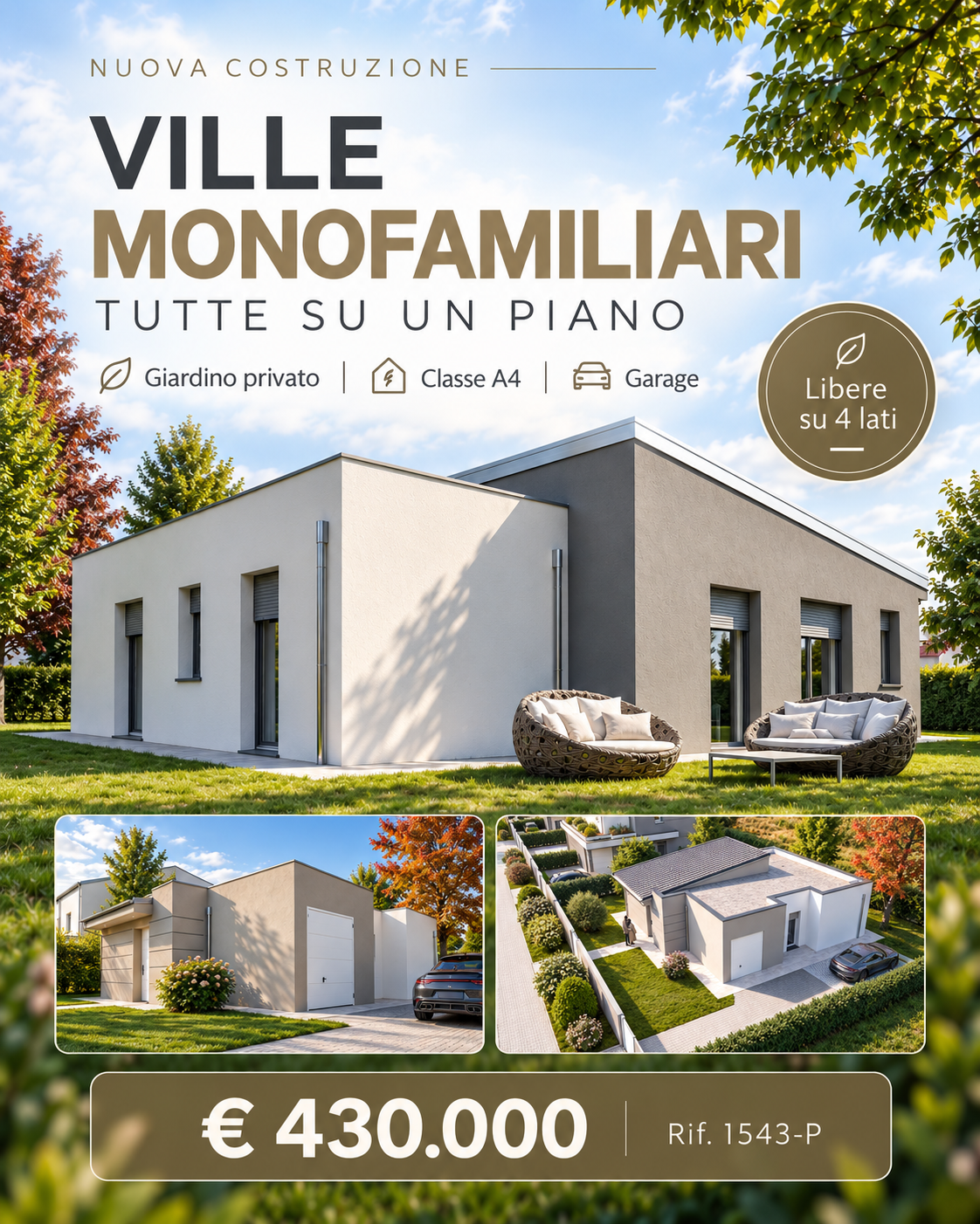 Villa con giardino in via rubizzano, San Pietro in Casale