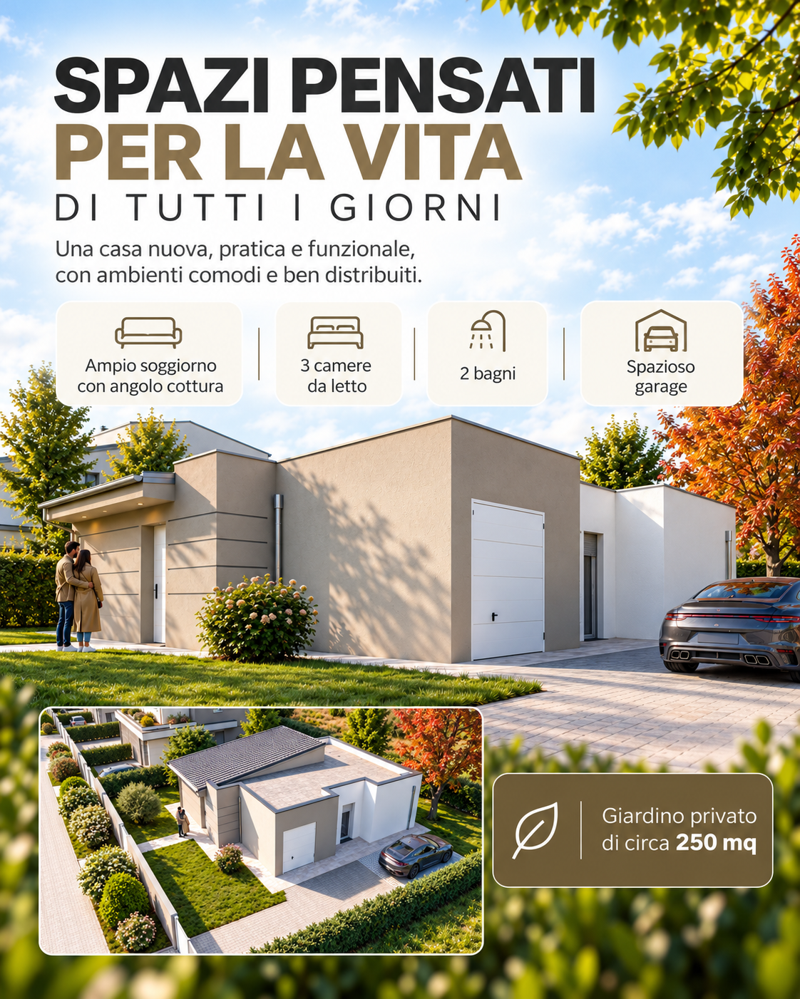 Villa con giardino in via rubizzano, San Pietro in Casale