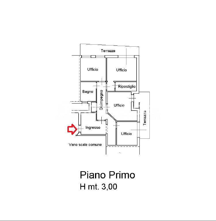 Ufficio in affitto, Porcari centro