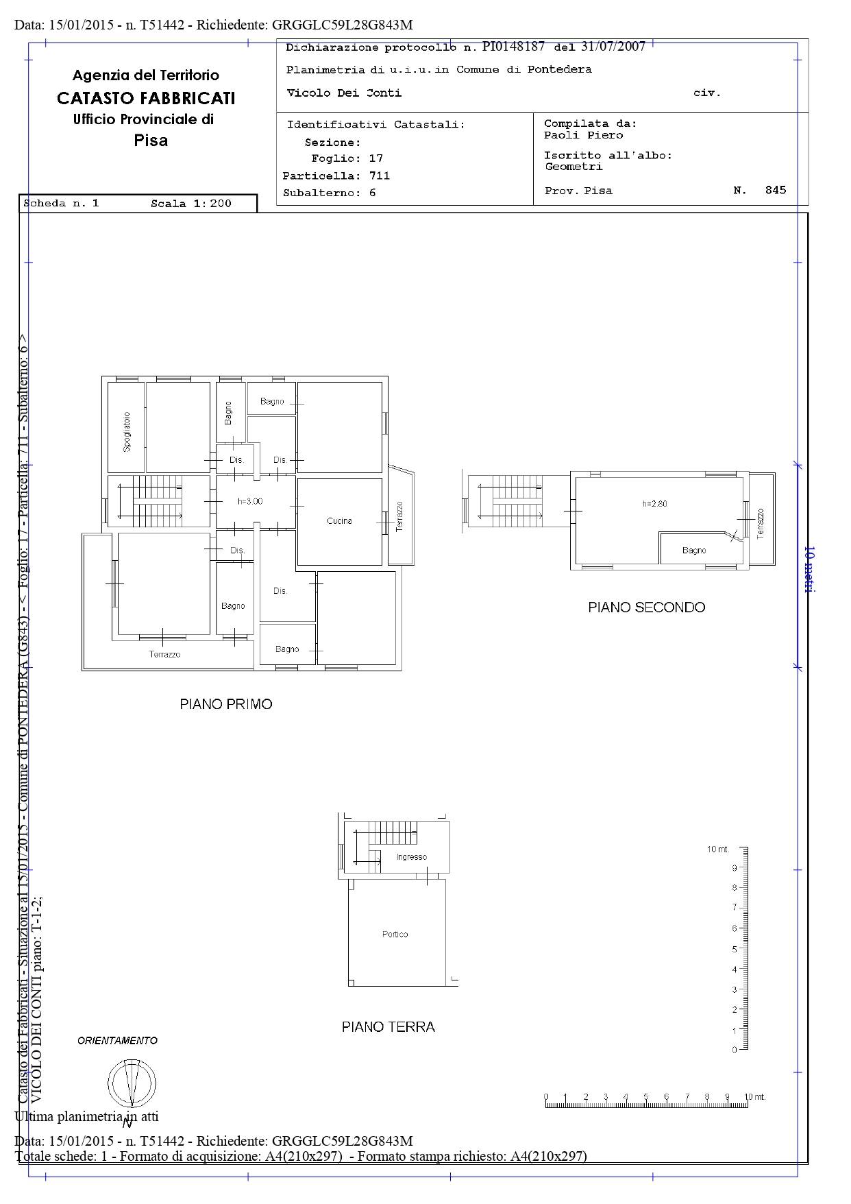 Casa singola in vendita a Pontedera, La Rotta