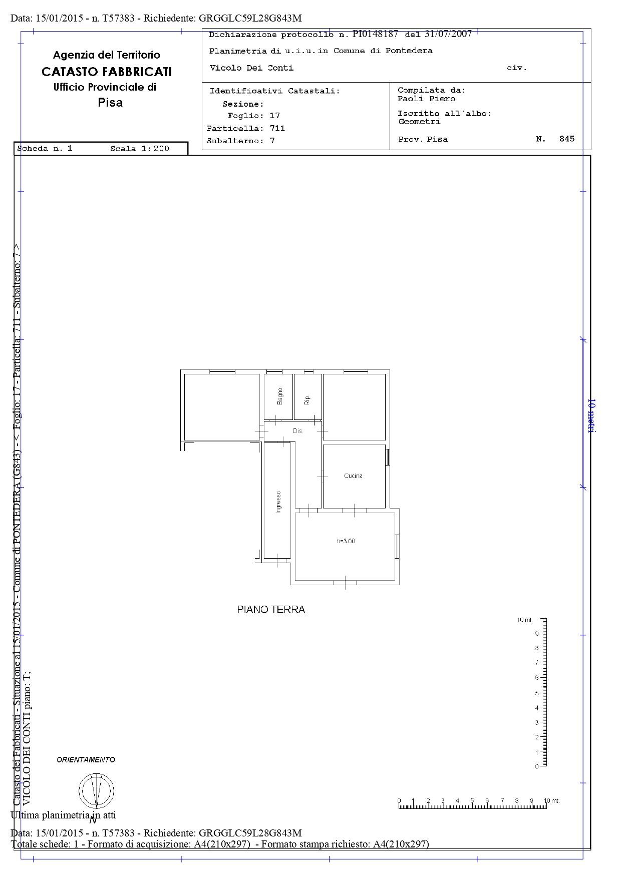 Casa singola in vendita a Pontedera, La Rotta