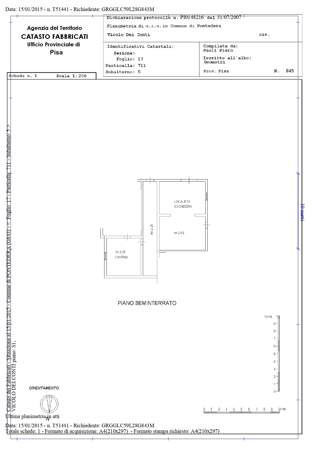 Casa singola in vendita a Pontedera, La Rotta