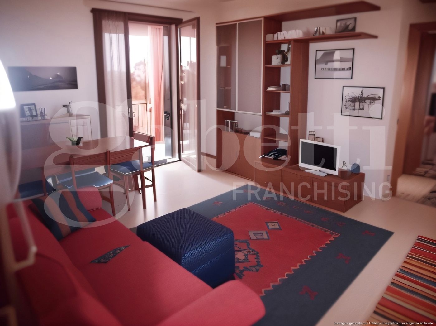 Bilocale arredato in affitto a Treviso