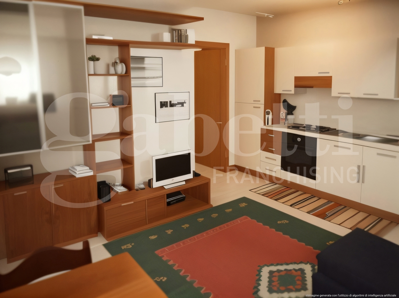 Bilocale arredato in affitto a Treviso