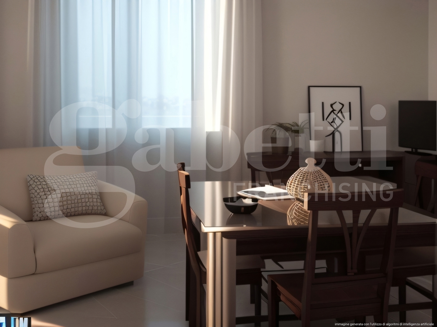 Quadrilocale arredato in affitto a Treviso