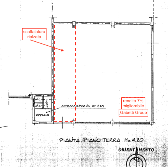 Capannone con box doppio a Roncade