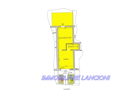 Bilocale con giardino, Scandicci casellina