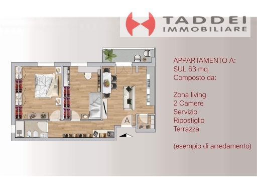 Trilocale con terrazzo, Firenze careggi