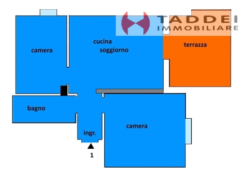Trilocale con terrazzo, Scandicci casellina