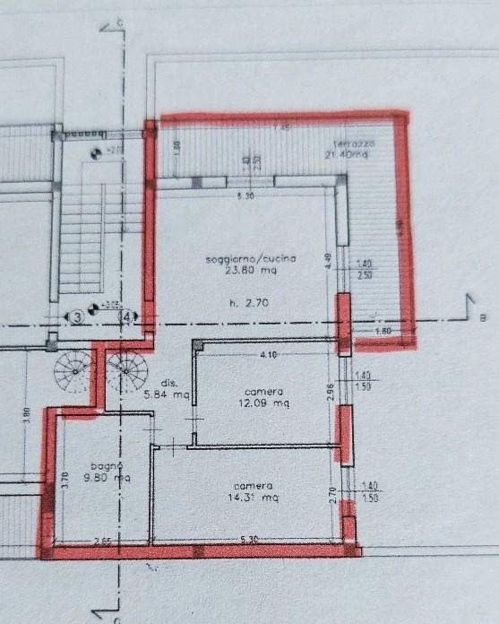 Quadrilocale con terrazzo, Lastra a Signa malmantile