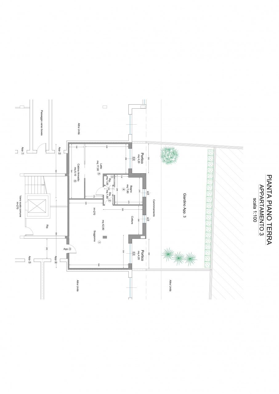 Bilocale con giardino in via alberico xii da barbiano, Belgioioso