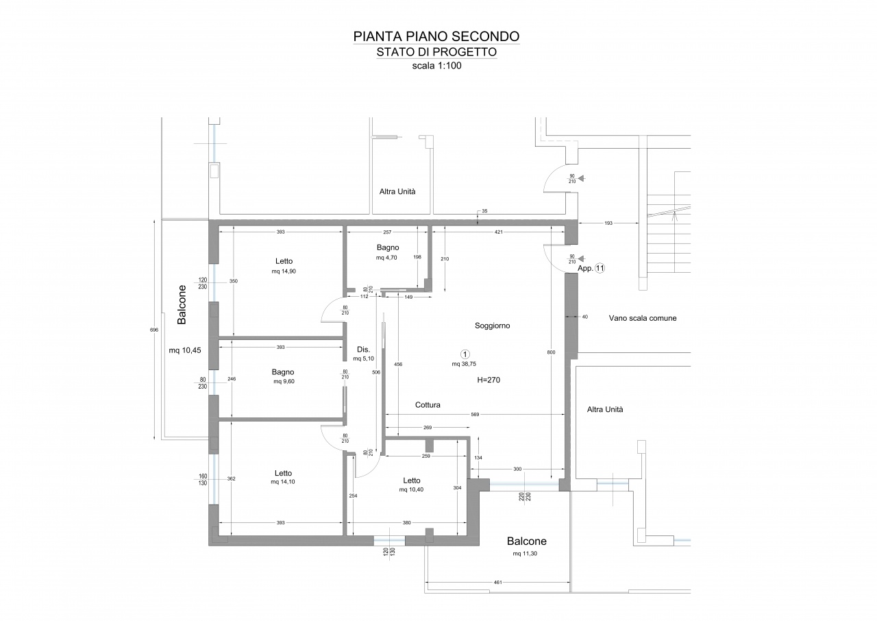 Quadrilocale con terrazzo in via alberico xii da barbiano, Belgioioso