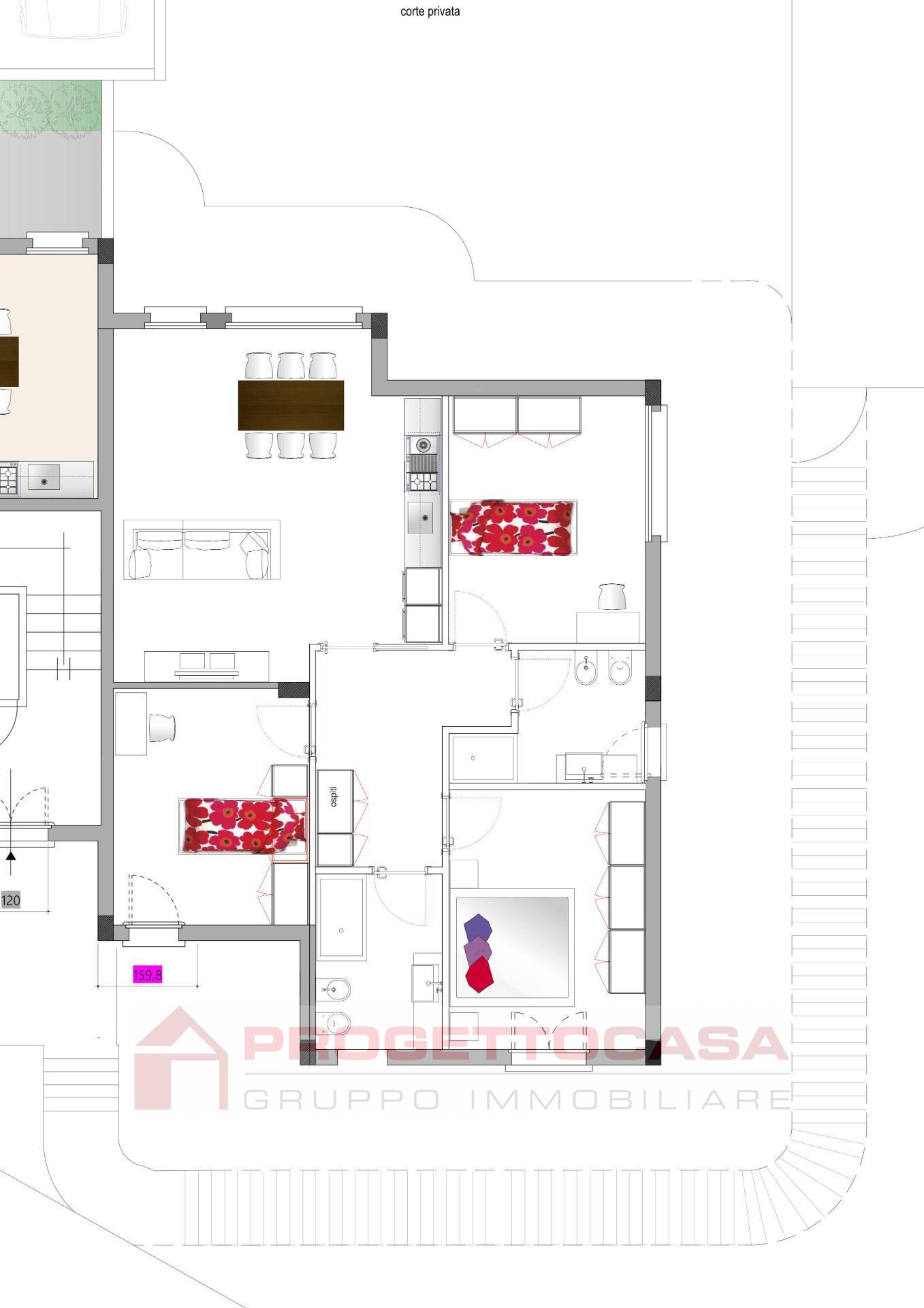 Appartamento in vendita a Monsampolo del Tronto, STELLA DI MONSAMPOLO
