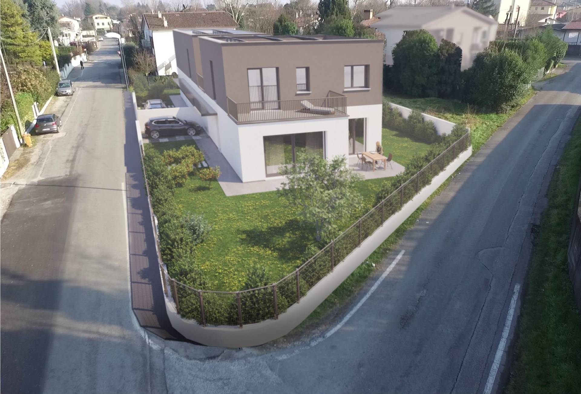 Abbinata/Bifamiliare in vendita a Treviso, Fuori Mura Est