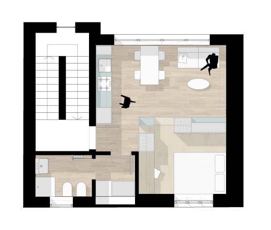 Monolocale in affitto a Treviso, Santa Bona