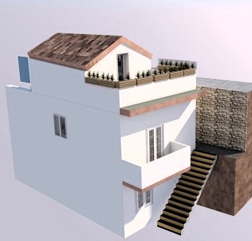 Casa indipendente con terrazzo a Minori