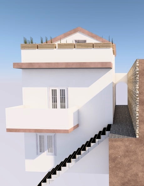 Casa indipendente con terrazzo a Minori