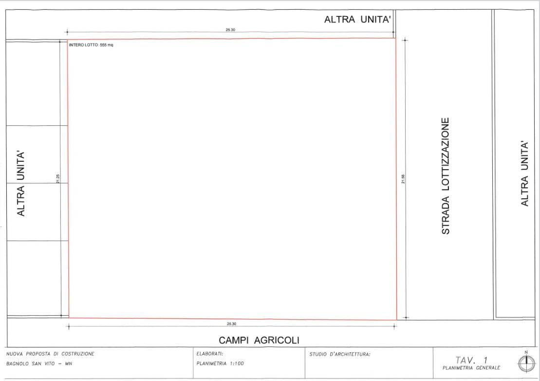 Terreno edificabile in vendita a Bagnolo San Vito