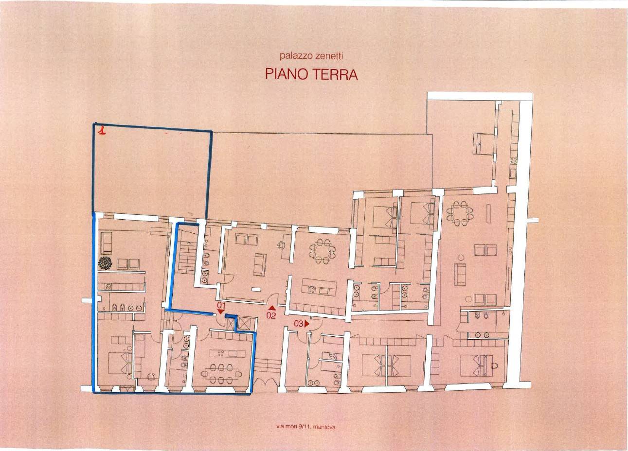 Appartamento in vendita a Mantova, Centro storico