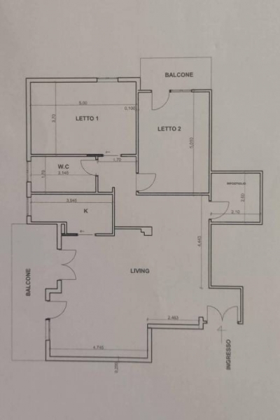 Quadrilocale classe A4 a Aversa