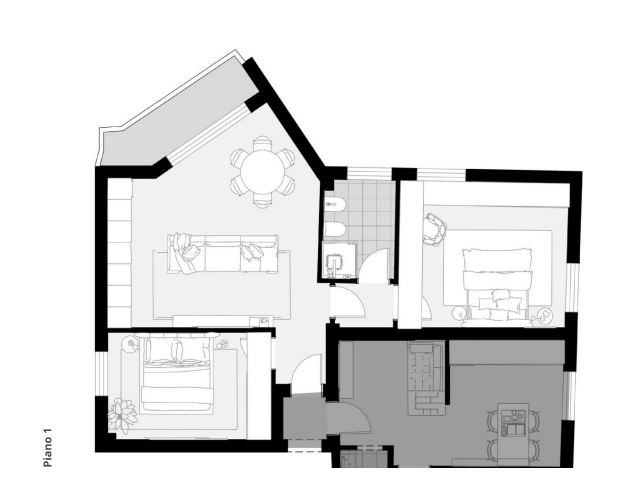 Trilocale nuovo a Bologna