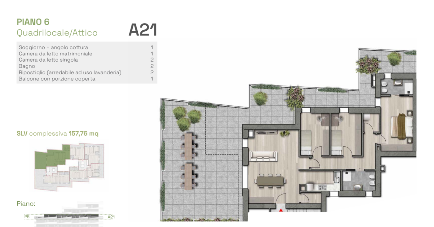 Quadrilocale nuovo a Bologna
