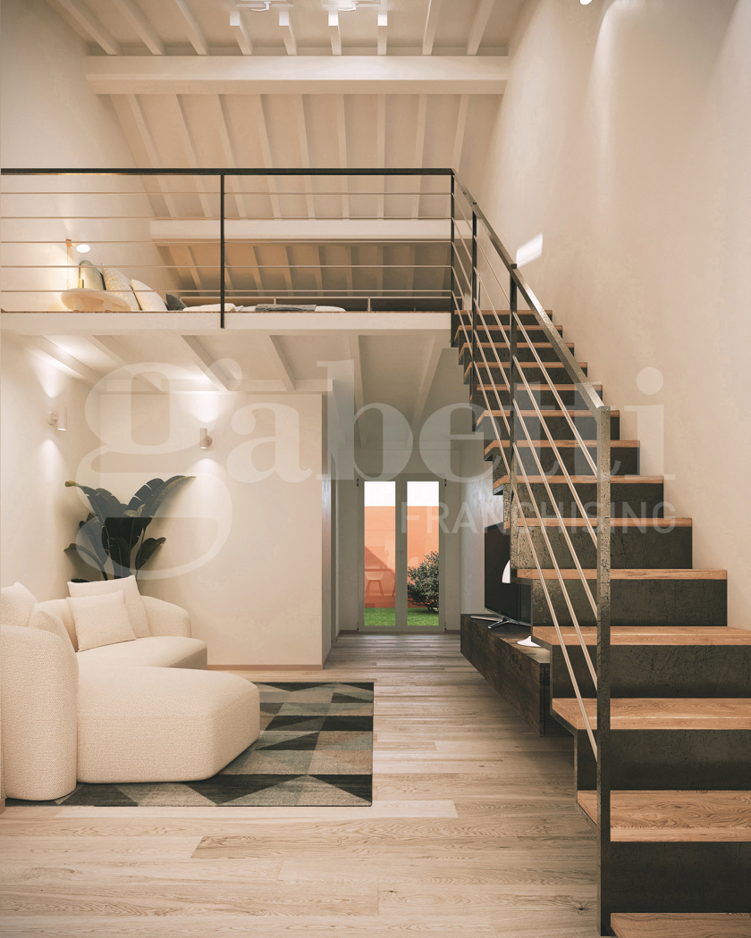 Bilocale con giardino a Bologna