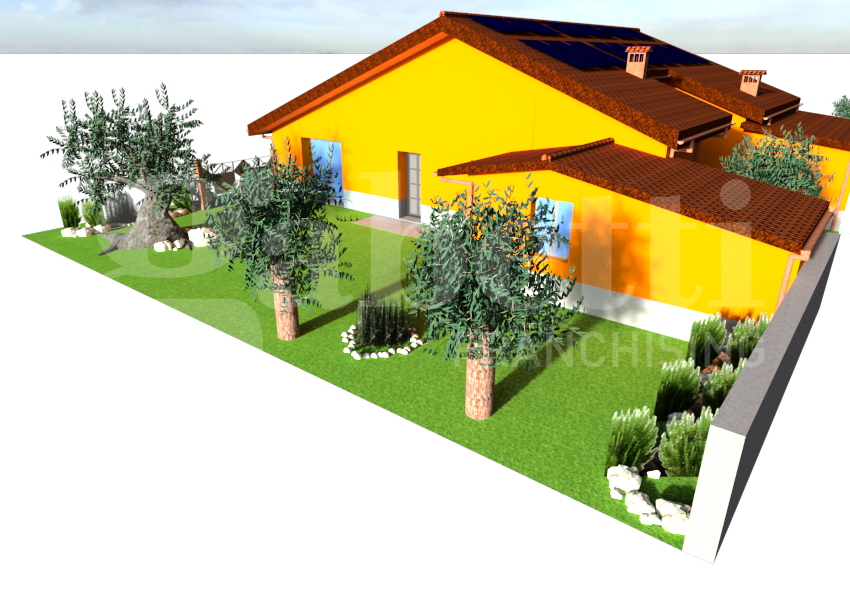 Bilocale con giardino a Bologna