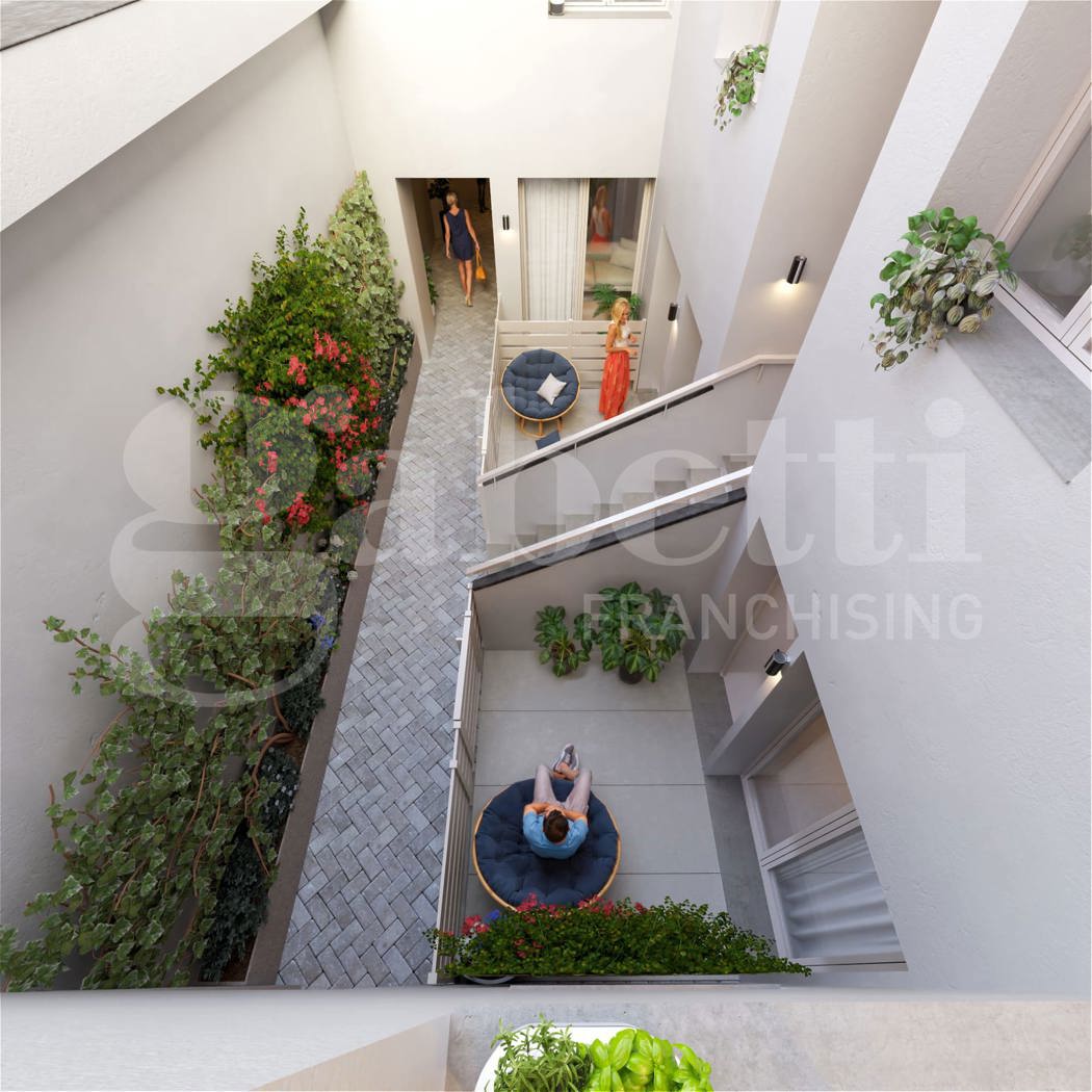 Bilocale con giardino a Bologna