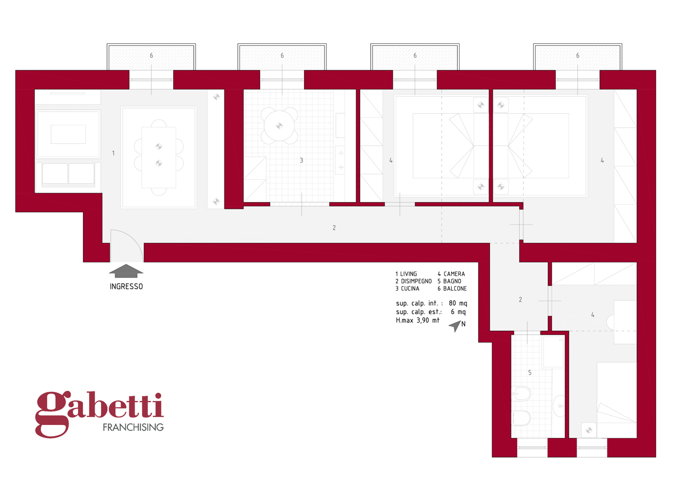 Quadrilocale in vendita a Napoli
